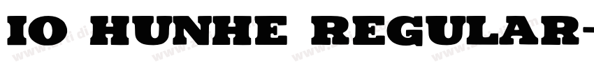 io hunhe Regular字体转换